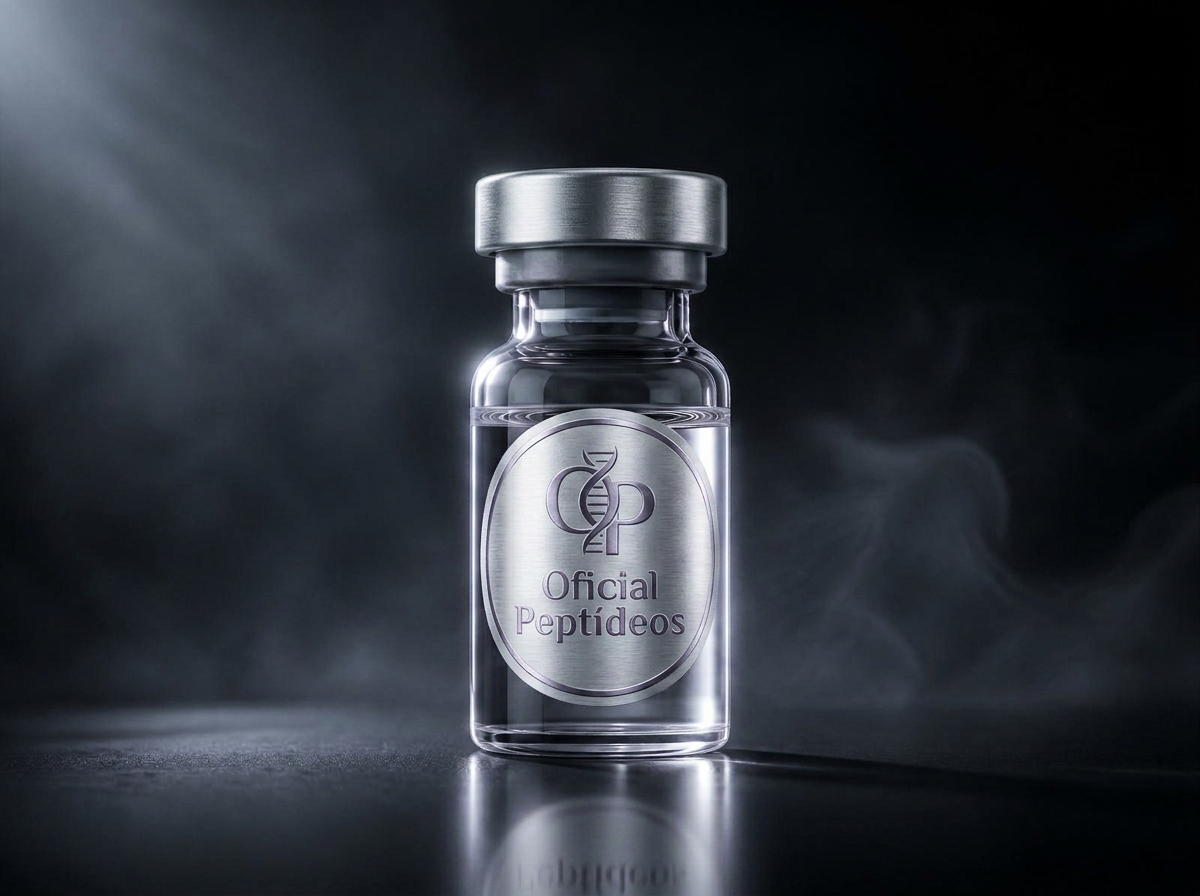Frasco de peptídeo com iluminação premium